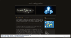 Desktop Screenshot of howthelightgetsin.net